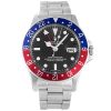 Replica Rolex GMT Master da uomo in acciaio inossidabile di grado 316 da 40 mm