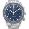 44mm uomini quadrante blu titanio replica Omega Speedmaster Moonwatch