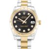 Replica Rolex Datejust da 31 mm in acciaio e oro giallo unisex con diamanti